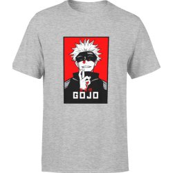  Koszulka męska Satoru Gojo Jujutsu Kaisen anime szara