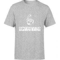  Koszulka męska Scorpions muzyczna szara