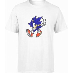  Koszulka męska Sonic Sega gra Hedgehog biała
