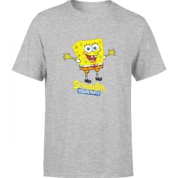  Koszulka męska Spongebob Kanciastoporty bajka szara