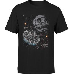  Koszulka męska Star Wars Statki Kosmiczne Gwiazda Śmierci