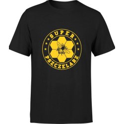  Koszulka męska Super Pszczelarz dla pszczelarza 