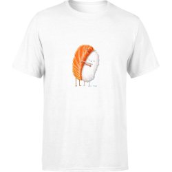  Koszulka męska Sushi dla kucharza sushi master biała