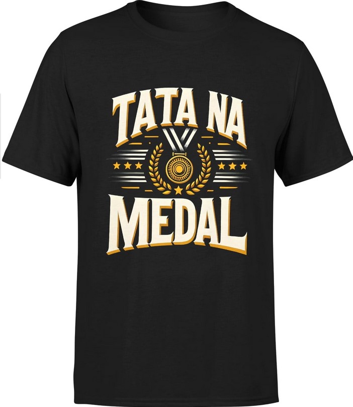 Koszulka męska Tata na medal