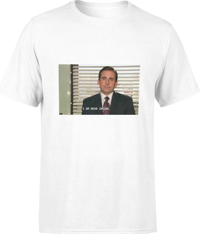 Koszulka męska The Office Michael Scott Biuro biała