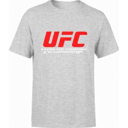  Koszulka męska UFC walki boks trener szara