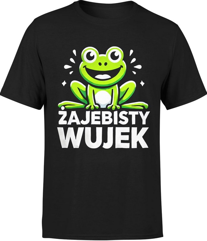 Koszulka męska Żajebisty Wujek z żabą