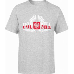  Koszulka męska Polska husaria Patriotyczna szara