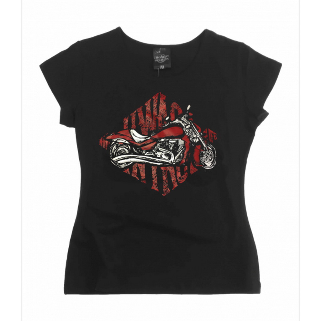  Koszulka T-shirt damski moto czerwiec 20\'