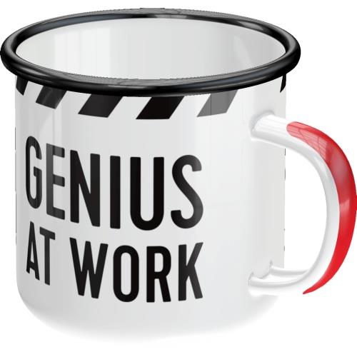 Kubek emaliowany Genius At Work