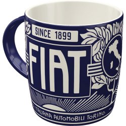  Kubek Fiat Since 1899 Logo Blue