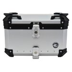 Kufer centralny aluminiowy Coocase 55L - srebrny