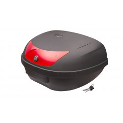  Kufer Moretti, MR-726, 48l, Czarny, czerwony odblask