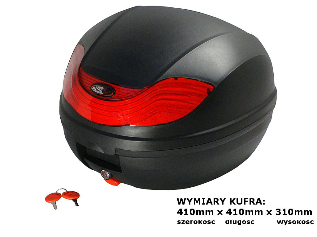 Kufer na skuter motorower 41x41x31cm monolock