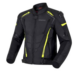  Kurtka Motocyklowa Tekstylna Ozone Pulse Black Fluo Yellow