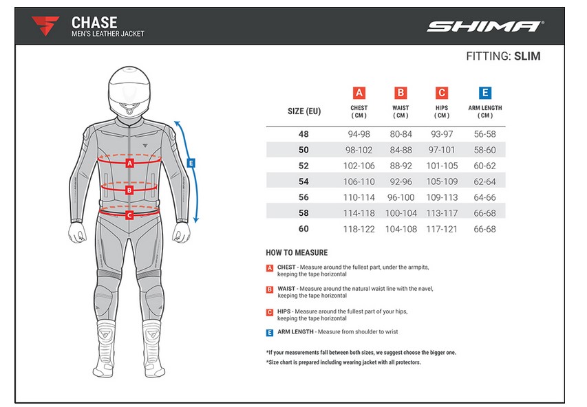 Kurtka motocyklowa Skórzana Shima Chase Black