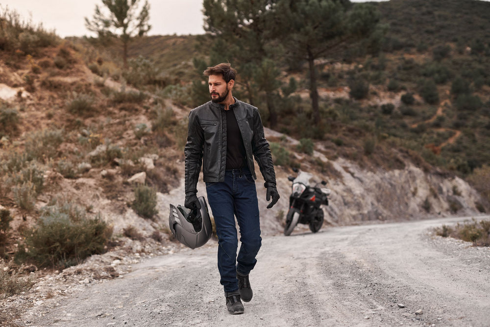 Kurtka motocyklowa skórzana Shima Winchester 2.0 Black
