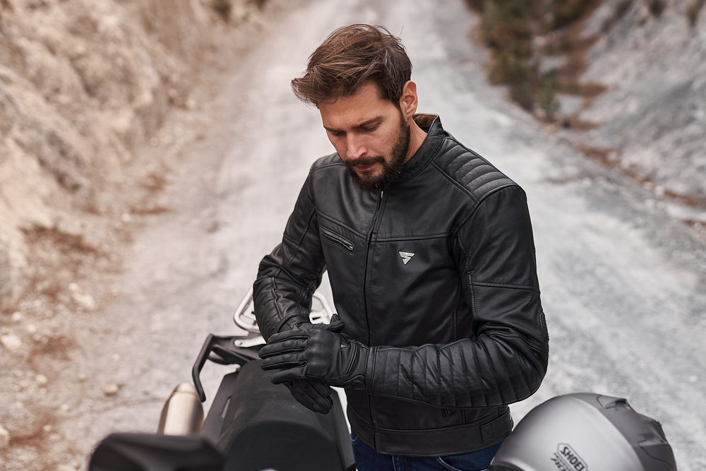 Kurtka motocyklowa skórzana Shima Winchester 2.0 Black