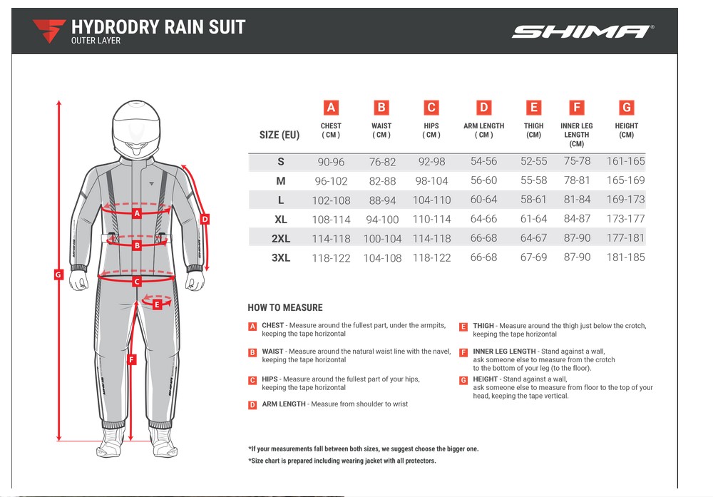 Kurtka tekstylna (przeciwdeszczowa) Shima Hydrodry Fluo