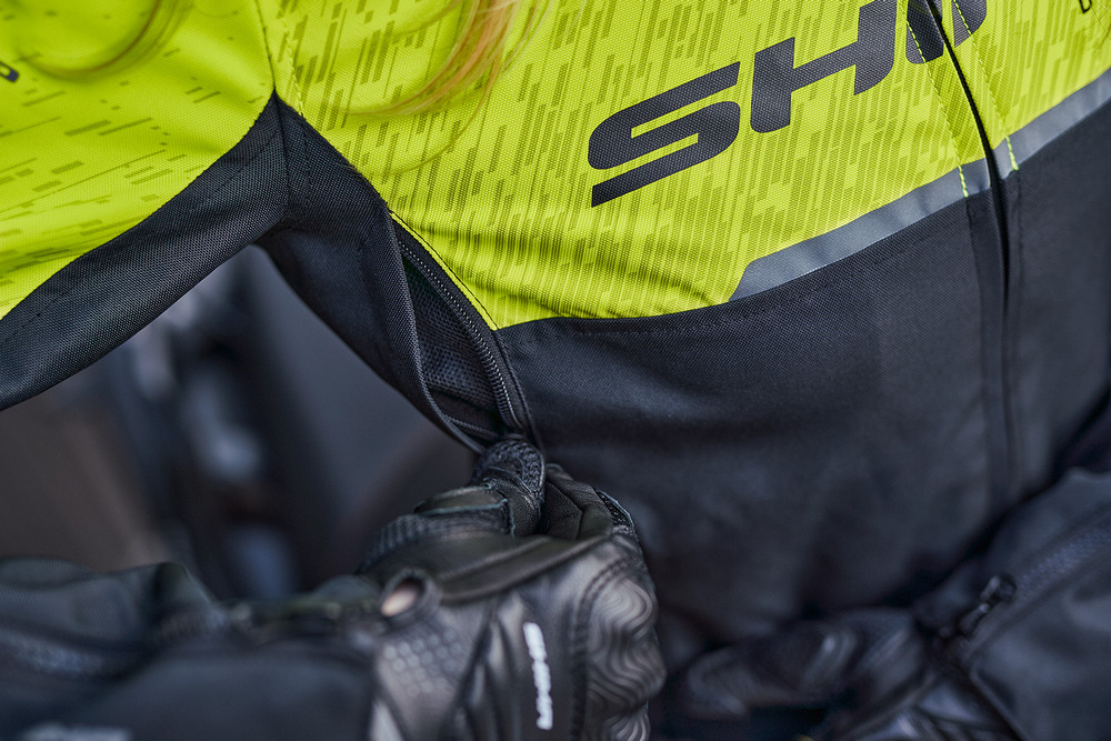 Kurtka motocyklowa tekstylna Shima Drift Lady Fluo