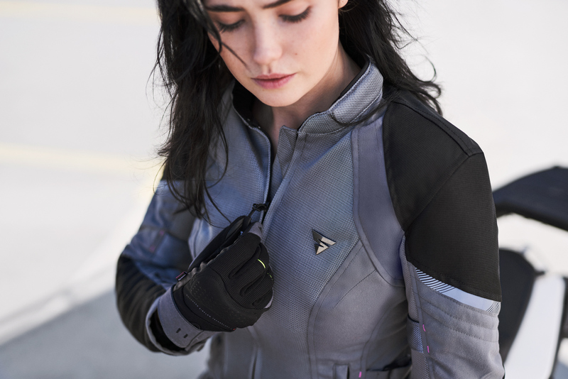 Kurtka motocyklowa tekstylna Shima Jet Lady Black