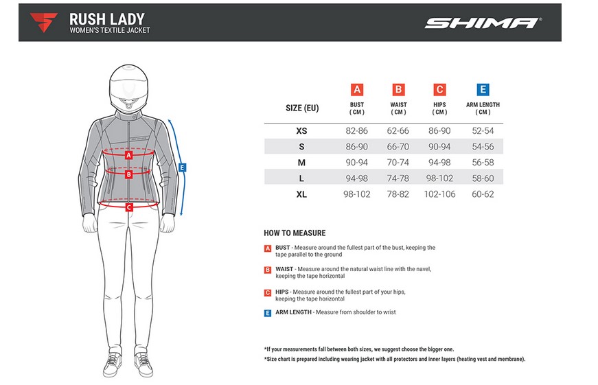 Kurtka tekstylna Shima Rush Lady Fluo