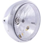 Lampa motocyklowa przód 180mm H4 - Lustrzanka