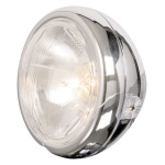 Lampa motocyklowa przód 4 1/2 cala BILUX mocowanie boczne homologacja E9 i  E11 