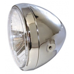  Lampa przód 7 cali chrom połysk z obręczą LED RENO II homologacja E4 