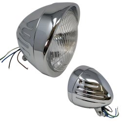  Lampa przód H4 155mm Tech Glide z daszkiem homologacja E4 