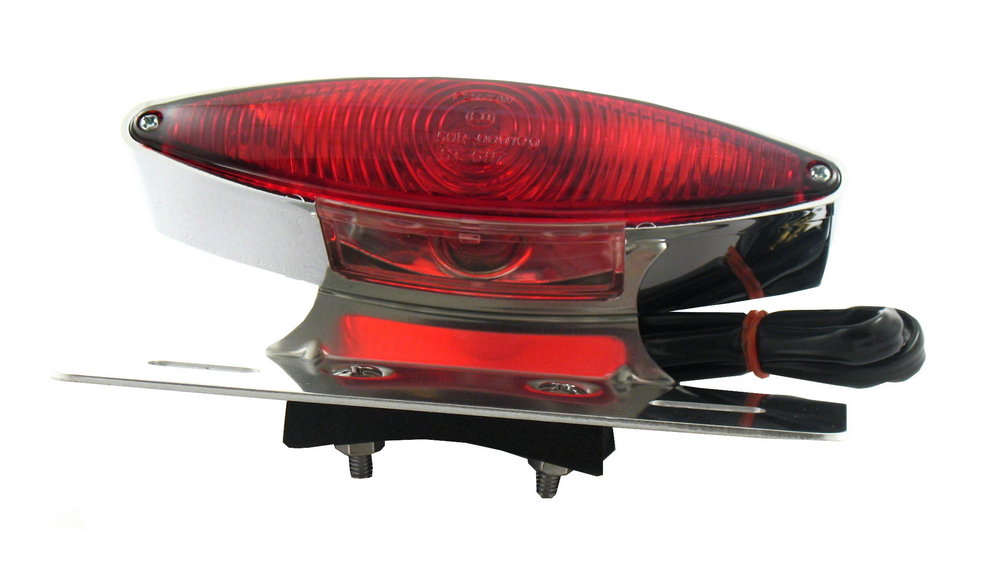 Lampa tył chrom z uchwytem na rejestrację