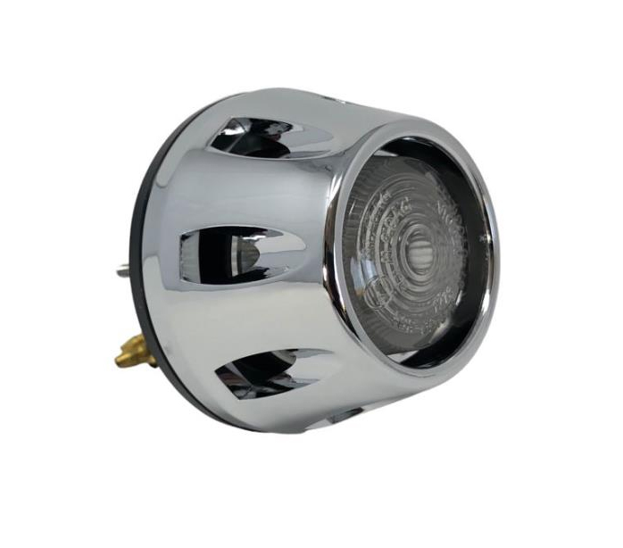 Lampa tył chromowana biały klosz Thrust LED