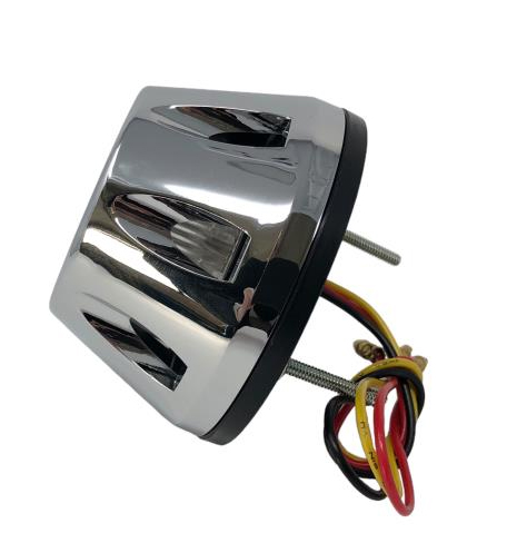Lampa tył chromowana biały klosz Thrust LED