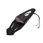 Lampa tył LED uniwersalna z błotnikiem dymiony klosz