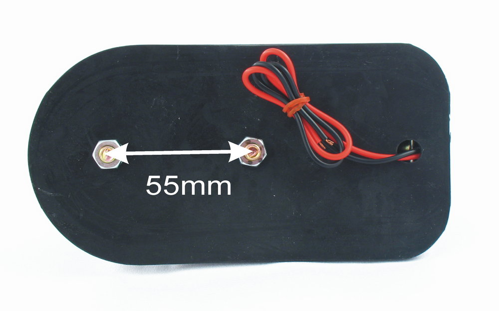 Lampa tył metalowa chromowana - Harley style