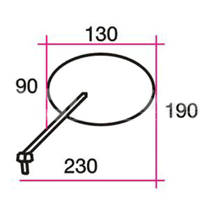 Lusterko Honda CBR 125 04-10 homologacja czarne