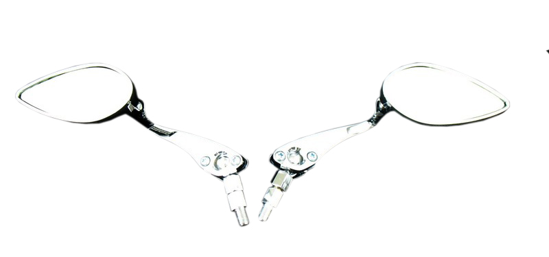 Lusterka SHARP TEARDROP chromowe