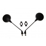 Lusterka uniwersalne okrągłe - czarne M8