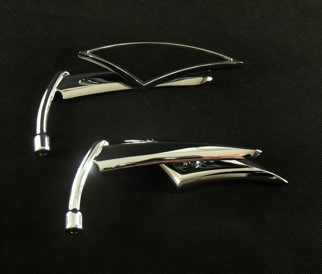 Lustro M10 Razorblade chrom chrom + adaptery P/P +P/L