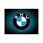 Magnes na lodówkę BMW - Logo Blue Shine