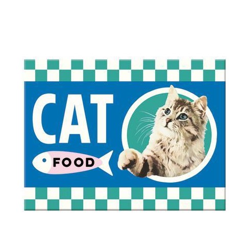 Magnes na lodówkę Cat Food