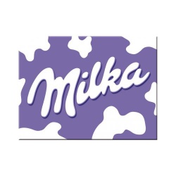  Magnes na lodówkę Milka logo