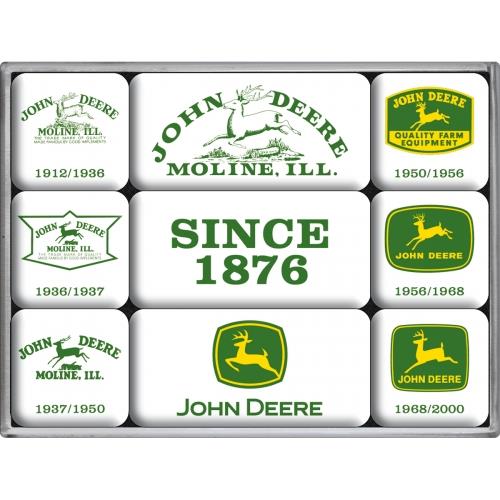 Magnesy na lodówkę 9szt John Deere Since 1876