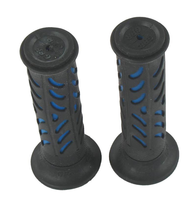 Manetki gumowe czarno-niebieskie