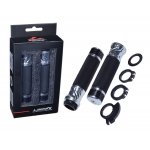 Manetki gumowo - metalowe czarne model 655A