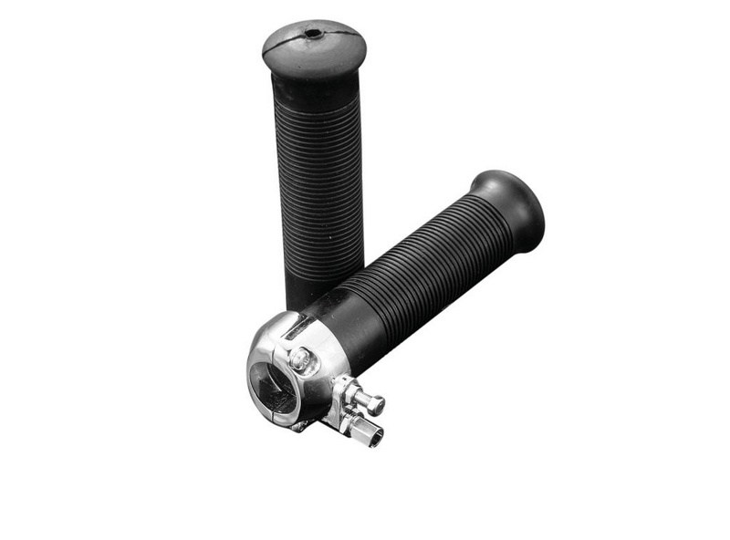 Menatki z rollgazem - kierownica calowa 25,4mm (para)