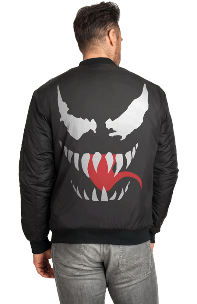 Męska kurtka bomberka ze stójką Venom Spiderman