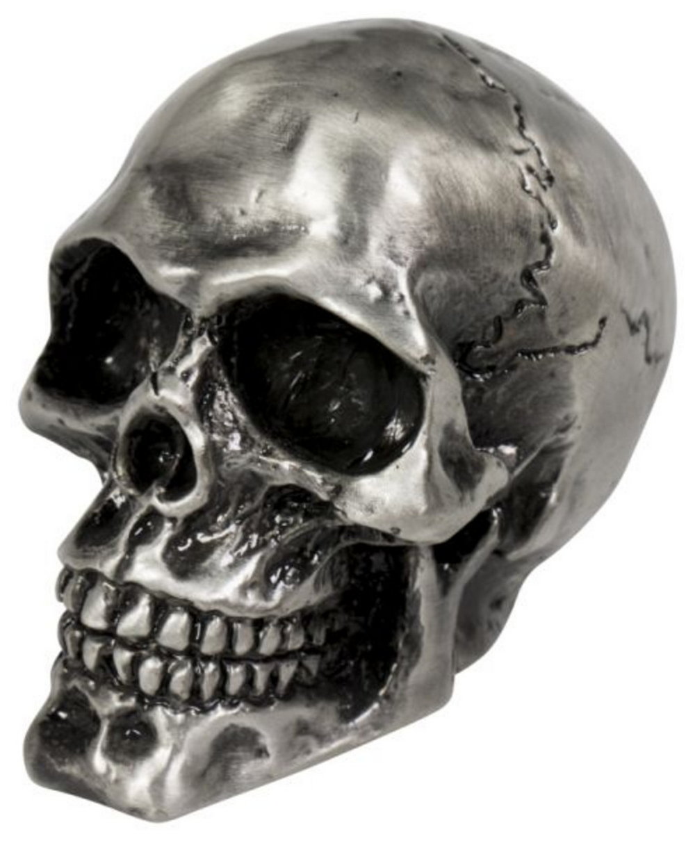 Metalowa ozdoba/ Ornament na błotnik, maskę - Czaszka Old School