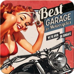  Metalowa podkładka Best Garage Red