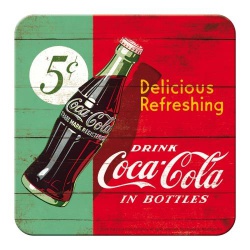  Metalowa podkładka Coca-Cola - Delicious Refreshing
